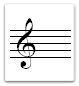La portée, les notes, la clef de Sol et de Fa