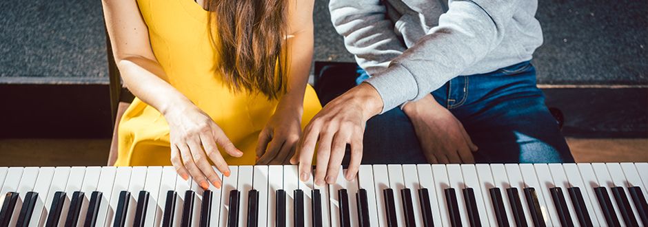 Clavier de piano - Cours de musique