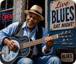 La gamme blues