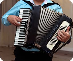 Lieke - Accordéon - Avec 10 boutons et soufflet - Idéal comme instrument de  musique pour enfant, adulte, étudiant ou débutant - 6