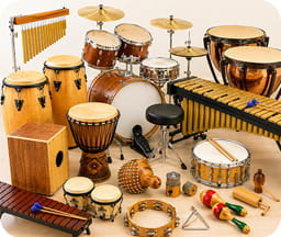 Les instruments à percussion