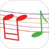 Clavier piano virtuel avec nom notes