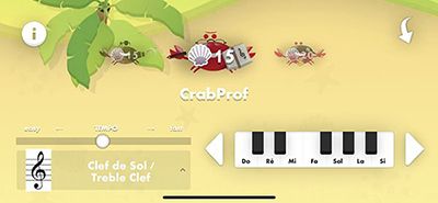 Options du jeu Music Crab Options du jeu Music Crab