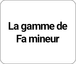Tonalité associée à Fa mineur