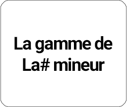 Tonalité associée à La# mineur