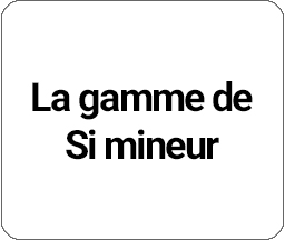 Tonalité associée à Si mineur