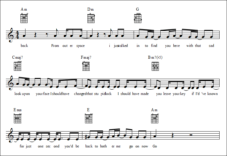 I will survive - Gloria Gaynor - Progression I IV VII III VI II V I