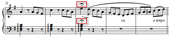 Le point d'orgue