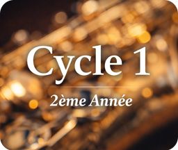 Cycle 1 - Deuxième année