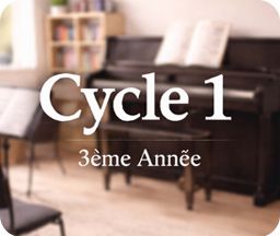 Cycle 1 - Troisième année