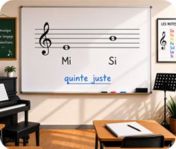Exercices sur les intervalles en musique