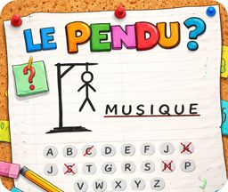 Jeu du pendu musical en ligne pour apprendre compositeurs, instruments et vocabulaire musical